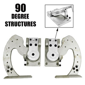 Kit Cerniere Universali per Portiere Lambo Automatiche Regolabili a 90 Gradi per Modifica <span class=keywords><strong>Auto</strong></span> - Product Image 2