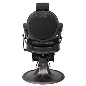 Silla de peluquero profesional <span class=keywords><strong>para</strong></span> hombre, silla de peluquero de cuero marrón con marco Belmont Salon, silla de peluquero <span class=keywords><strong>para</strong></span> barbería - Product Image 6