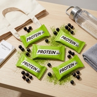 Barres protéinées au matcha et au lait 15g, barre protéinée au thé vert, OEM, marque privée