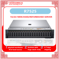 Serveur en rack 2U R7525, double processeur AMD EPYC 2.0-2.8GHz, RAM DDR4, disque dur 2 To, calcul haute performance en stock