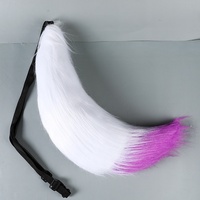 Accessoires de cosplay populaires : queues d'animaux en peluche faites à la main, grandes tailles, pour hommes et adultes – queues de renard et de loup