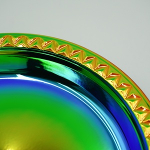 New Arrival cấp thực phẩm dùng một lần <span class=keywords><strong>container</strong></span> thực phẩm Vòng đầy màu sắc phong cách chân không hình thành khay thermoforming tấm nhựa - Product Image 2