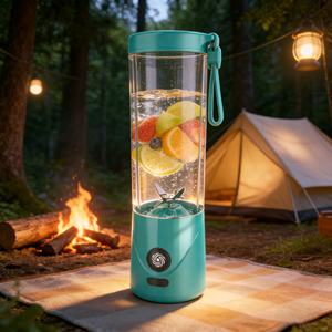 Blender portable 550 ml, blender personnel rechargeable par USB pour les smoothies, mini-presse-agrumes pour la maison, l'extérieur, la salle de sport et les voyages - Product Image 1