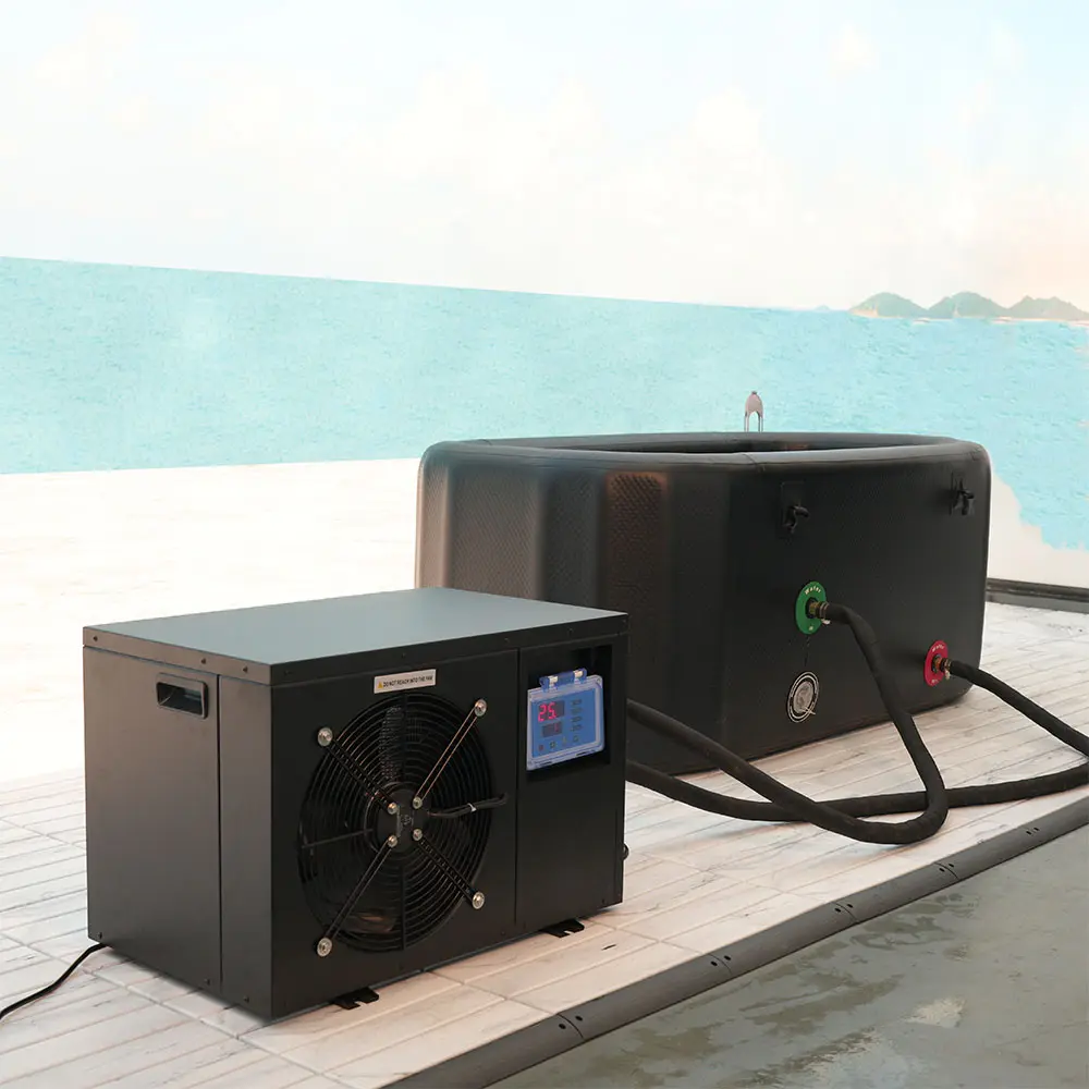 Soğutucu ile Yuheng soğuk dalma küvet buz banyosu buz banyosu Chiller makinesi taşınabilir su soğutucu soğutma sistemi