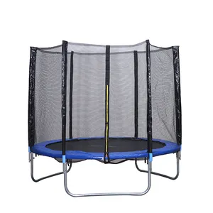 Produttore 8FT all'aperto bambini trampolino con recinzione esterna di buona qualità trampolino rotondo per i bambini