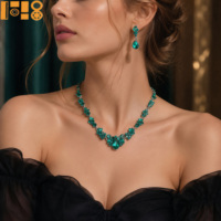 Offre Spéciale : Parures de Bijoux de Mariée de Luxe (300+ Modèles) – Collier et Boucles d'Oreilles en Alliage Plaqué Cristal pour Femmes, Idéales pour Mariages et Banquets, Cadeau Parfait