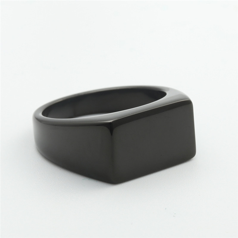 10mm wide black glossy finish (US size)