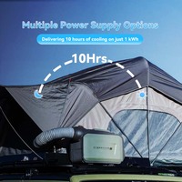 CYBERTAKES Inversor Aire Acondicionado Móvil Tienda Portátil para Acampar al Aire Libre Coche 12V Aire Acondicionado de Refrigeración