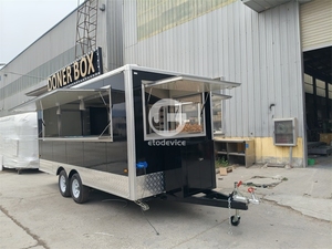Mini Cute Trailer for Snack Food Vending Mobile Travel Tow bar Semi <strong>Trolley</strong> with Kitchen Equipment Set Trailer Cart - Product Image 5