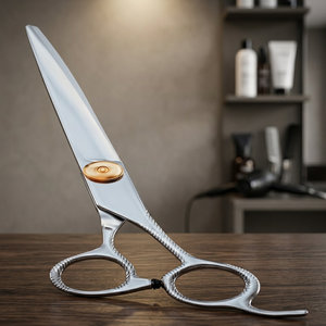 Juego de Corte de Pelo Profesional con Logotipo Personalizado ASAP, Elegante y Sostenible, Espejo de Acero Inoxidable, Navaja de Afeitar Recta y Tijeras - Product Image 5