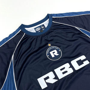 Camiseta de fútbol de gran tamaño para hombre, camiseta retro personalizada con logotipo impreso por sublimación y nombre, camisetas de fútbol - Product Image 4