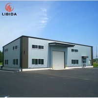 Bâtiment d'atelier en structure métallique industrielle, conception personnalisée, ossature en acier