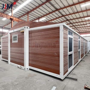 Jjm sang trọng 2 phòng ngủ container nhà mở rộng ban công pitched mái đẹp ấm cúng biệt thự được trang bị nhà bếp phòng tắm cho khách sạn - Product Image 1