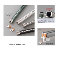 Tringles à rideaux doubles contemporaines en alliage d'aluminium doré TIANYUN, plusieurs couleurs disponibles, écologiques, prix compétitif pour la maison