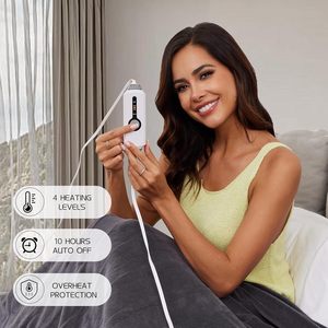 ผ้าห่มผ้าสักหลาดไฟฟ้าอุ่นสำหรับเตียงโซฟาผ้าสักหลาดไฟฟ้าแบบปรับแต่งได้120V - Product Image 5