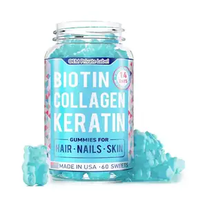 Best selling Biotin gummies Hair and nail vitamin gummies