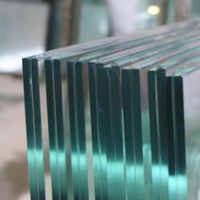 Verre trempé de 12 mm pour projets d'escaliers et de rampes d'accès