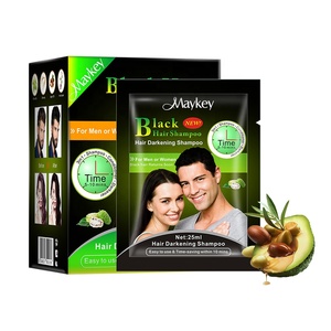 Maykay Oem Odm Factory Handelsmarke Ingwer extrakt Kräuter Nicht allergisch Permanent Natural Fast <span class=keywords><strong>Black</strong></span> Haar färbemittel Shampoo Haar färbemittel