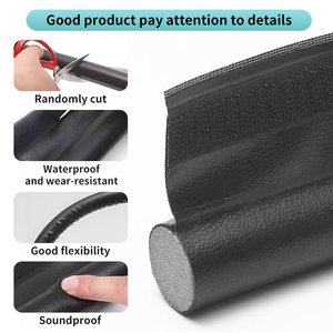 Leather Foldable Flexible <strong>Door</strong> Bottom Sealing Strip Guard <strong>Sealer</strong> Foam <strong>Door</strong> Draft Stoppers <strong>for</strong> Bottom of <strong>Door</strong> - Product Image 3