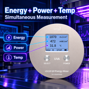 Radiomètre intégrateur UV LS120 avec courbes de puissance, d'énergie et de température pour lampes de polymérisation 365 nm - Product Image 3