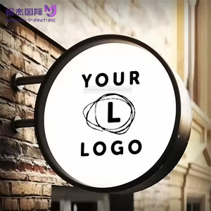 Winkel Winkel Naam Led Signage Aluminium Roterende Led Lichtbak Reclamebord Voor Buiten Acryl Licht Up Logo <span class=keywords><strong>Box</strong></span> - Product Image 1