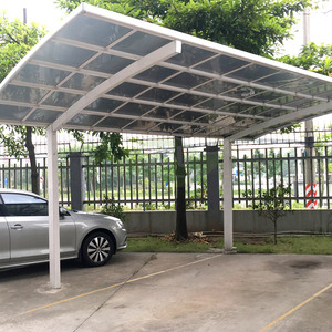 Cochera Nueva, Resistente y Robusta, de Aleación de Aluminio, con Techo de Policarbonato Impermeable para Exteriores, Garantía de 15 Años, Tamaño Personalizado, Individual - Product Image 4