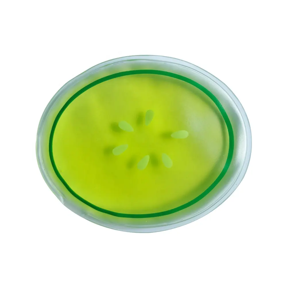 Persoonlijke Verzorging Gereedschap Groene Komkommer Vorm Koeling Verwarming Massage Ice Pack