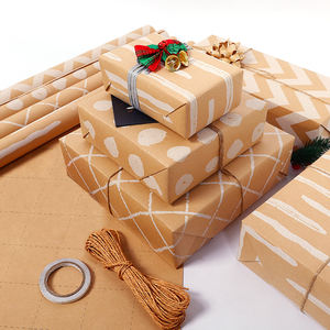 กระดาษคราฟท์สีน้ำตาล80ก. 43*300ซม. กระดาษห่อของขวัญ - Product Image 6