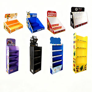 ชั้นวางจัดแสดงสินค้าในซูเปอร์มาร์เก็ตเครื่องดื่มขายปลีกชั้นวางโชว์กระดาษแข็งกล่องป๊อปคอร์นตาบอดที่ตั้งโชว์ของเล่นตุ๊กตา - Product Image 6