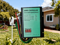 Contrôleur de charge d'éolienne MPPT étanche IP67 12V 24V avec frein automatique pour système hors réseau
