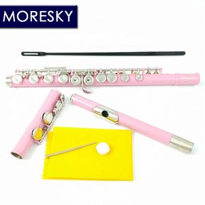 ขลุ่ย MORESKY 16 คีย์ รุ่น CloseC สีชมพู พร้อมคีย์ E - Product Image 2