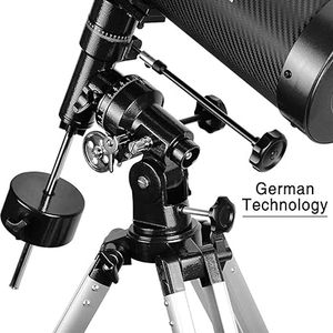 Télescope réflecteur en aluminium Solomark 130650 130 mm, longueur <span class=keywords><strong>de</strong></span> tube optique 650 mm, <span class=keywords><strong>lentille</strong></span> <span class=keywords><strong>de</strong></span> <span class=keywords><strong>Barlow</strong></span> 1,5X, 13% T, pour l'observation <span class=keywords><strong>de</strong></span> la Lune, les sports et le divertissement - Product Image 3