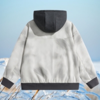 Veste en PU pour homme personnalisable avec logo, style rétro coupe-vent automne/hiver, vêtements décontractés à capuche pour l'extérieur, style streetwear, veste tendance pour homme
