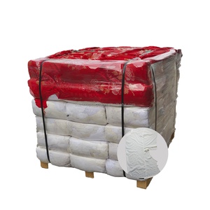 Puro bianco 100 cotone riciclato industriale panno pulitura scarti taglio T-Shirt stracci riutilizzabili stracci <span class=keywords><strong>per</strong></span> la pulizia - Product Image 1