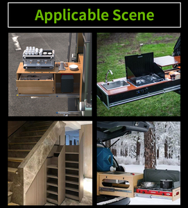 60 pulgadas 150cm Carga resistente Más de 200kg Canales telescópicos Guías Rieles de cajón con bloqueo - Product Image 5