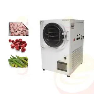 Automático 3lb 4lb Totalmente Aço Inoxidável Food Freeze Dryer 30kg Liofilização para Fazer Leite Em Pó