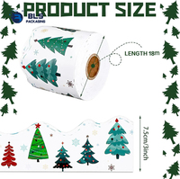 Bordures de tableau d'affichage sur le thème de Noël, personnalisables avec logo, fabrication OEM/ODM, pour décoration murale de salle de classe, vente en gros