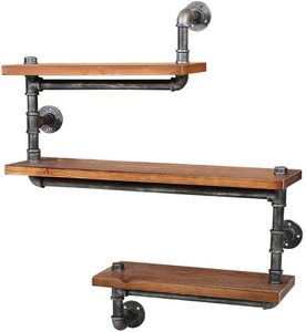 Estante de Livros de 85cm de Largura, Prateleiras para Banheiro, Estante de Exibição em Tubo, Suporte para Livros, Móveis para Casa, Escritório, Quarto, Sala de Estar, Cozinha - Product Image 1