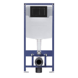 Tusson SS-003-BLACK che giấu Phễu thoát nước kép <span class=keywords><strong>Push</strong></span> nút thân thiện với môi thiết kế hiện đại vuông tuôn ra tấm Matt Đen 304 không gỉ - Product Image 3