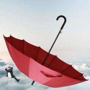 Parapluie de golf promotionnel automatique grand format 27 pouces coupe-vent pour adultes avec impression de logo - Product Image 4