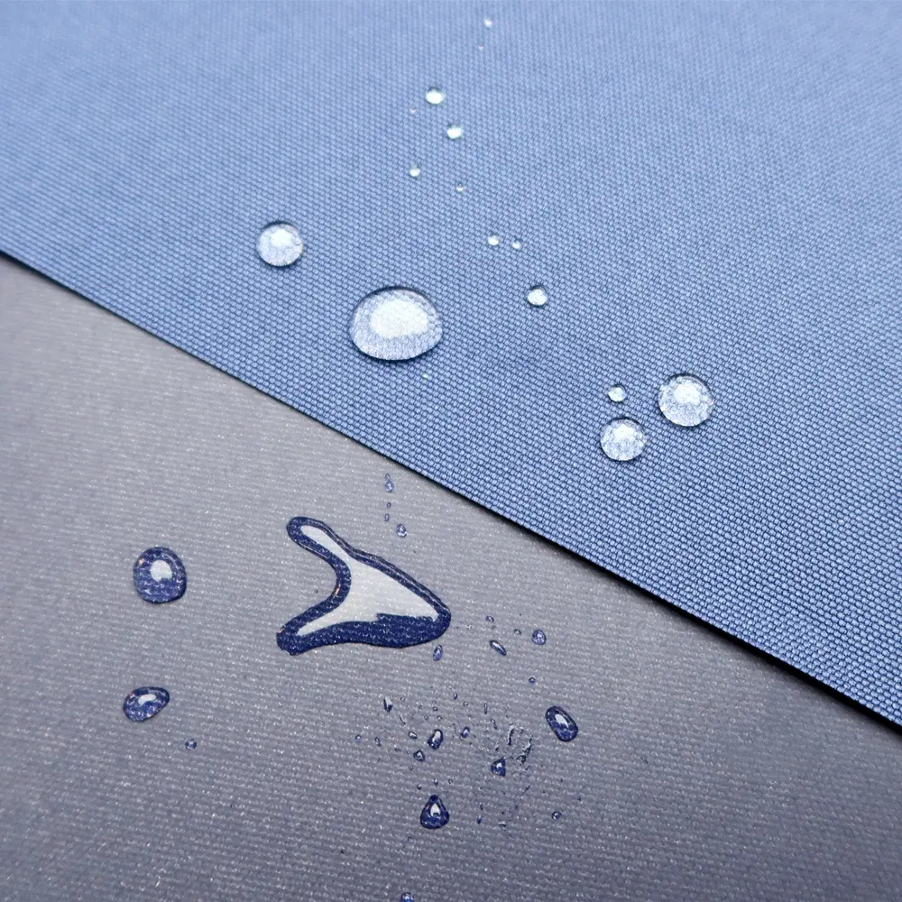 Dày Gấp Đôi Không Thấm Nước Màu Xanh 600D Polyester Oxford Laminate TPU Vải Cho Ba Lô HF Sealed Vải