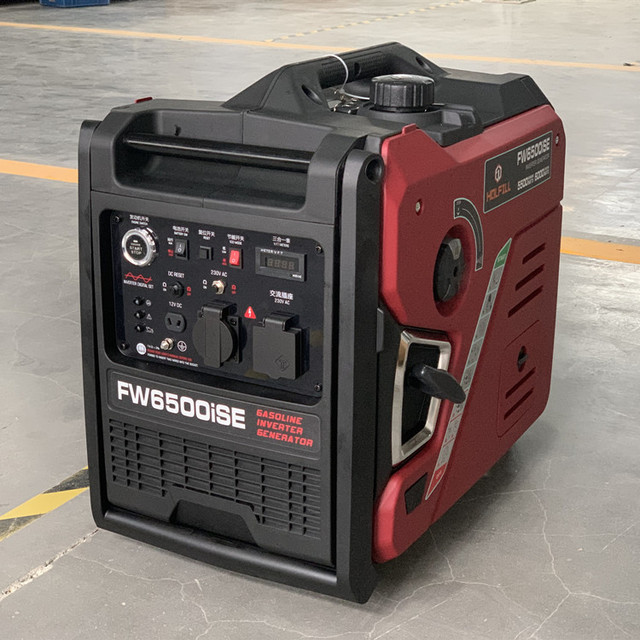 5000W Dual Fuel Inverter Generator 58dB Super Quiet 220V/120V Recoil Start Lightweight for Home Camping RV Emergency Power