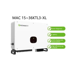Growatt 15K 25K 36KTL3-XL ระบบโซลาร์เซลล์แบบเชื่อมต่อกับระบบไฟฟ้าแบบแยกเฟส 110V/220V มาตรฐานอเมริกา สำหรับบ้าน ระบบโซลาร์เซลล์ 15K 25K 36KTL3-XL 3 - Product Image 1