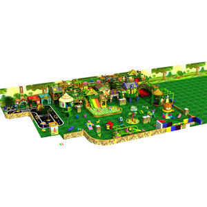 森のジャングルをテーマにした子供用プレイヤード、屋内用ソフトプレイグラウンド - Product Image 6