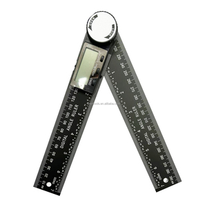Goniometro Digitale in Alluminio Nero da 300mm con Livella - Product Image 5