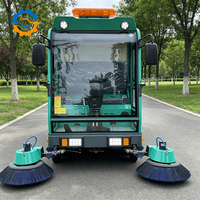 Machine de nettoyage des feuilles et de la poussière pour les trottoirs des parcs municipaux ROD, balayeuse électrique pour routes