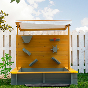 <span class=keywords><strong>Bac</strong></span> <span class=keywords><strong>à</strong></span> <span class=keywords><strong>sable</strong></span> en bois pour enfants en plein air <span class=keywords><strong>Bac</strong></span> <span class=keywords><strong>à</strong></span> <span class=keywords><strong>sable</strong></span> en bois avec auvent réglable - Product Image 3