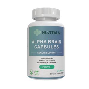 Capsules de soutien cognitif pour le cerveau, formule naturelle puissante, Alpha Brain, nootropique, clarté mentale - Product Image 4