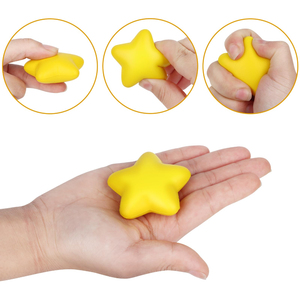 Bán sỉ chống căng thẳng quả bóng PU bọt hình dạng ngôi sao bóp đồ chơi Quà tặng khuyến mãi - Product Image 2