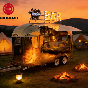 Remorque <span class=keywords><strong>de</strong></span> camion-restaurant en acier inoxydable à vendre en Chine - Équipement <span class=keywords><strong>de</strong></span> cuisine mobile résistant à la rouille pour snacks, bonbons et chips - Product Image 2